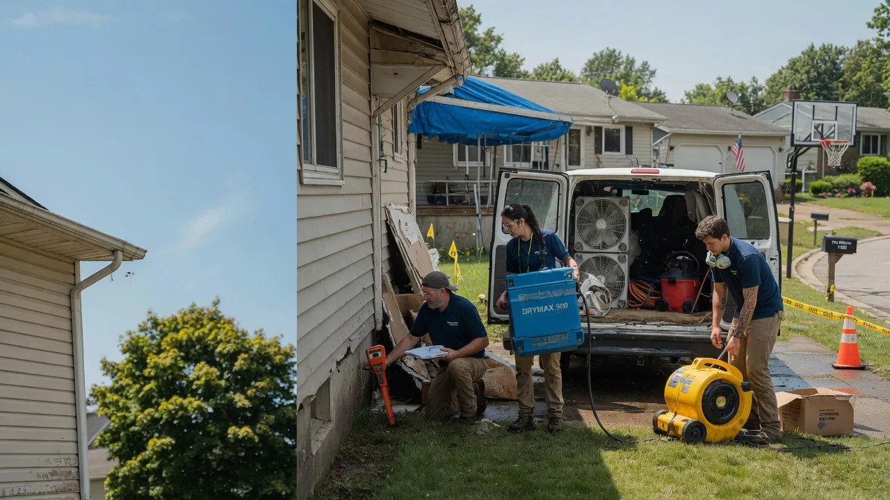 Ceiling Leak Cleanup in Osseo, MN near me